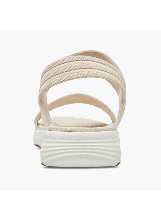 Women's Textured Sandals with Backstrap