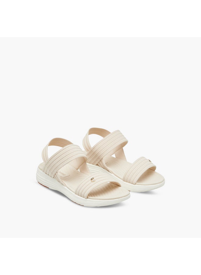 Women's Textured Sandals with Backstrap