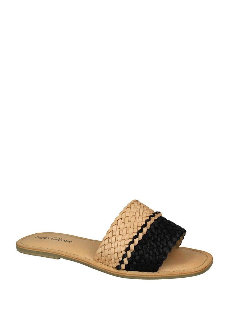 Striped Summer Flat Sandal