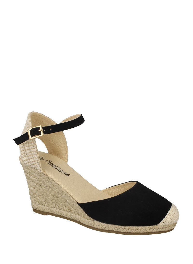 Heeled Espadrille Pump