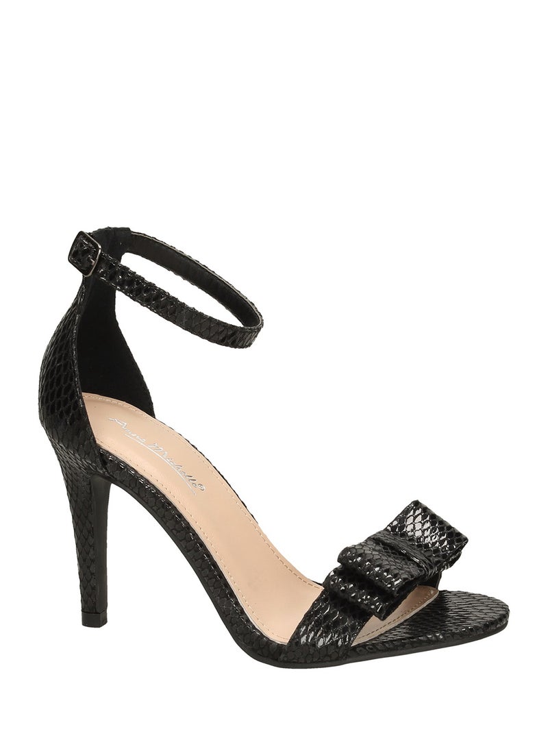 High Heel Sandal With Bow