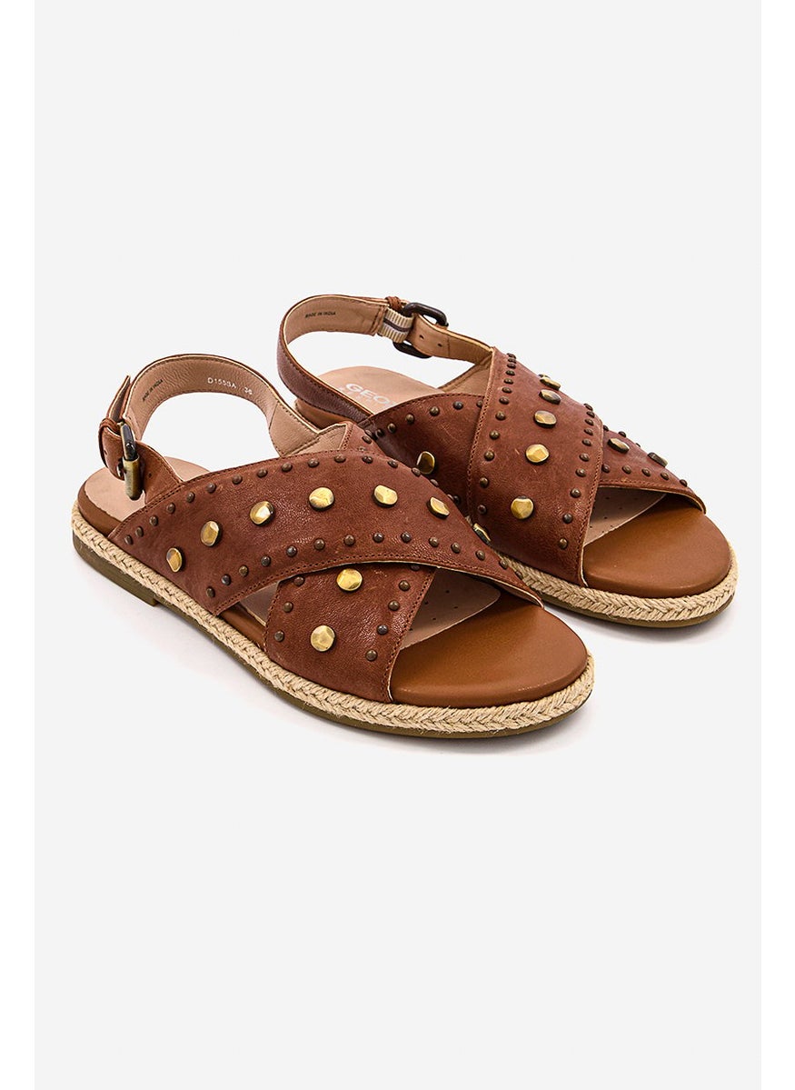 Women Kolleen Adjustable Sandals, Brown
