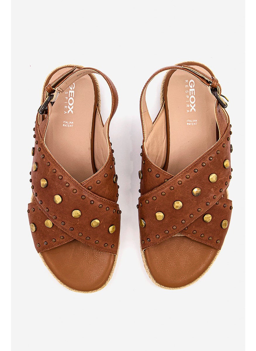 Women Kolleen Adjustable Sandals, Brown
