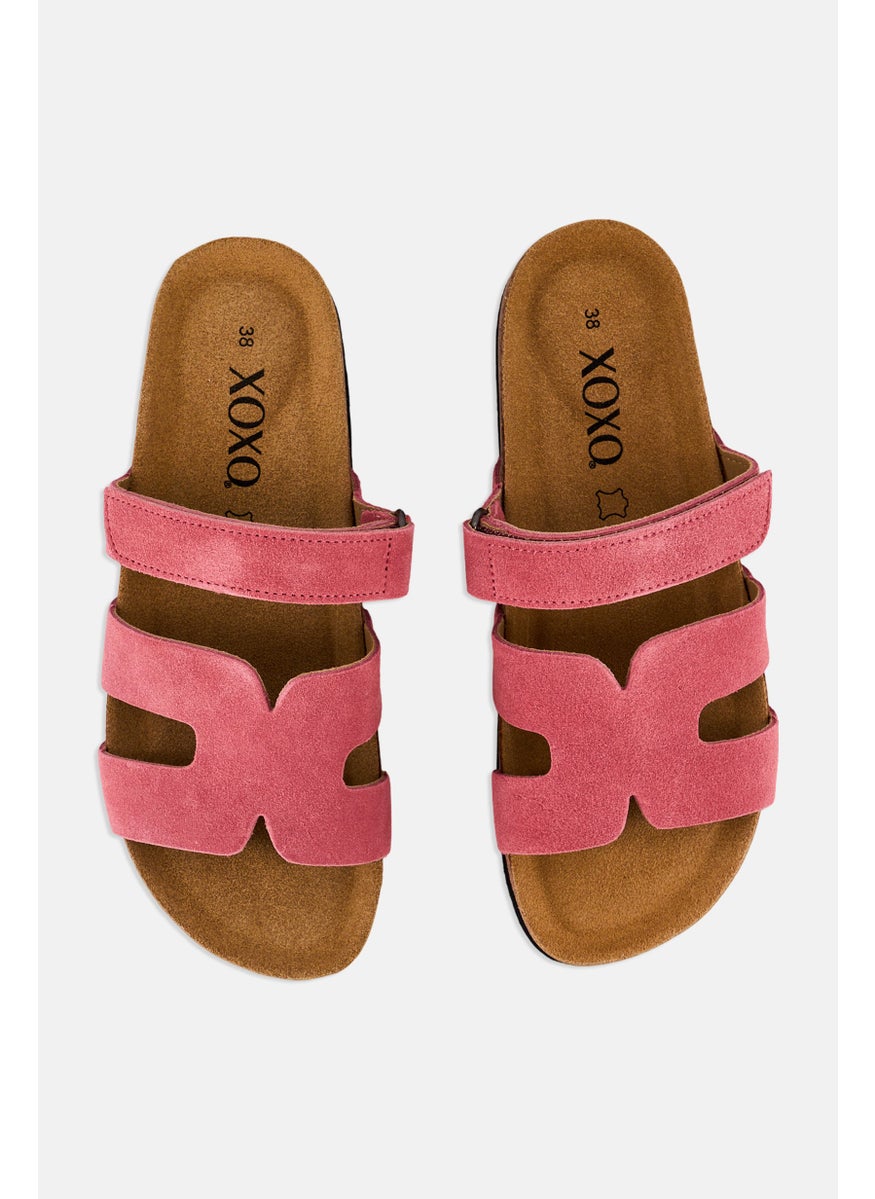 Women Slip On Sandal, Barbie Pink