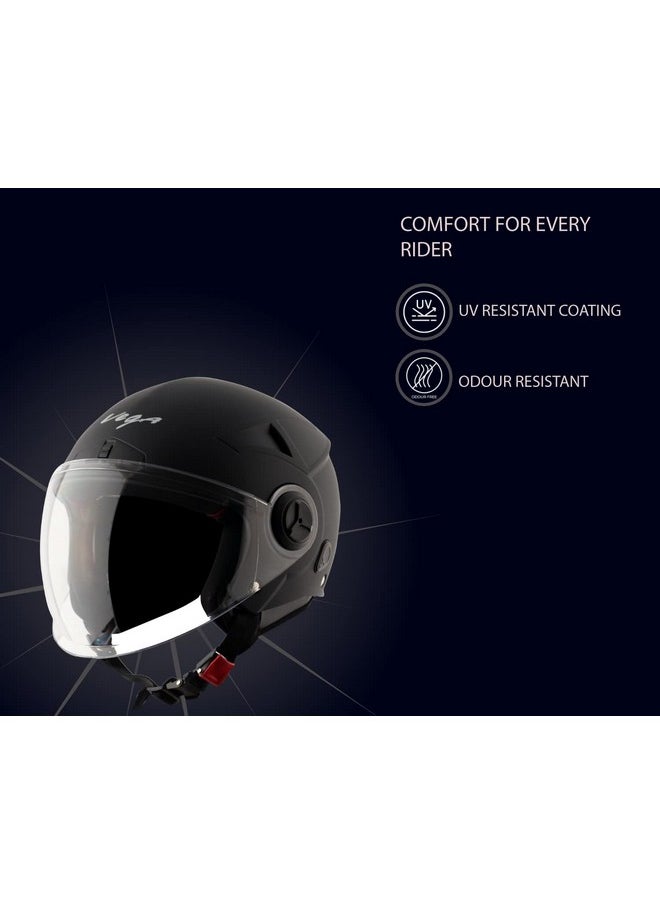 Vega Blaze Dx Dull Black Helmet-M