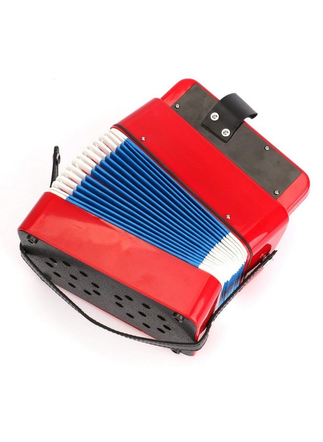 Tosnail Kids Piano Percussion Accordion Musical Toy, Red