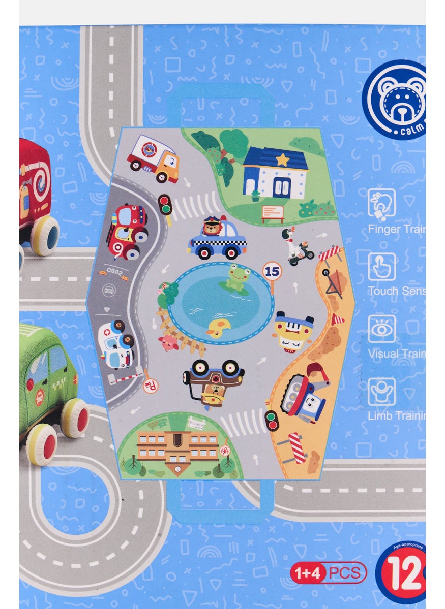 5 Pcs Soft Pull-Back Vehicle