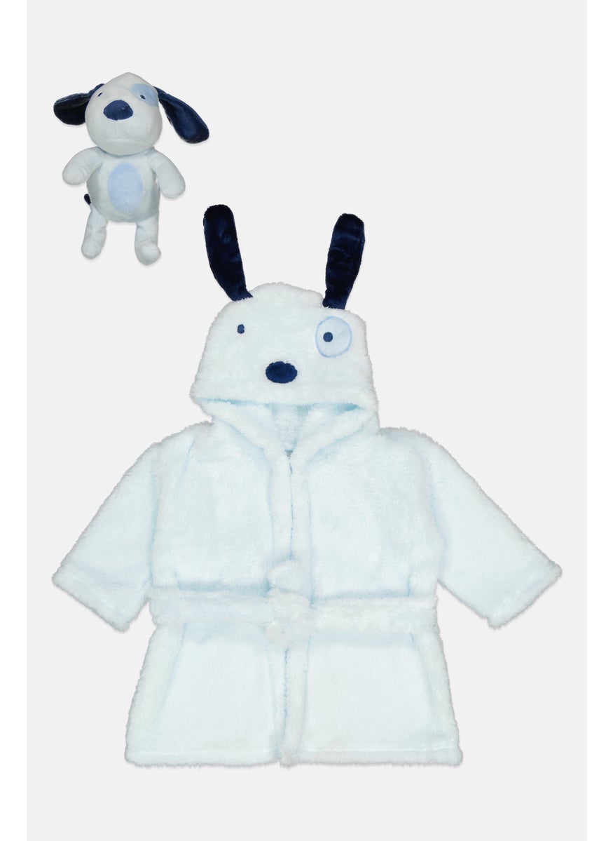 Baby Dog Bathrobe and Plush Toy Set