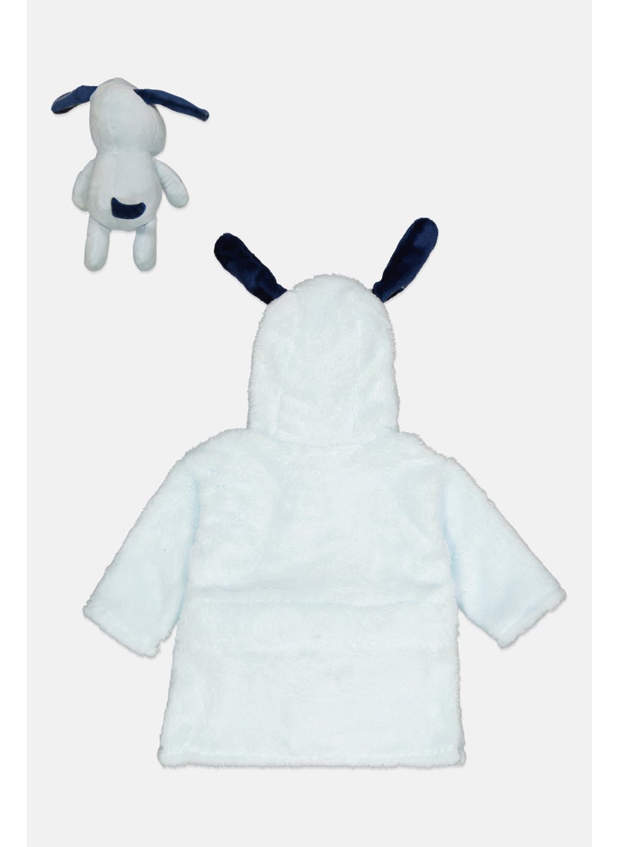 Baby Dog Bathrobe and Plush Toy Set