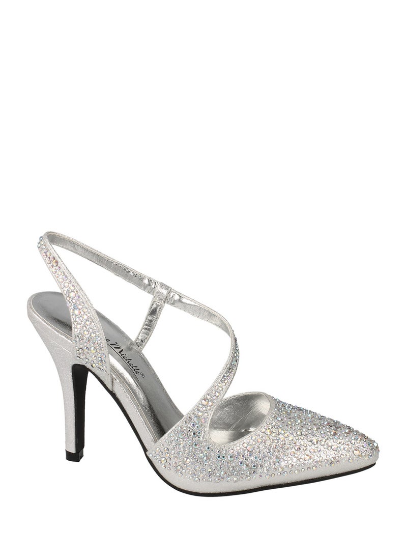 Glitter Occasion High Heel Pump