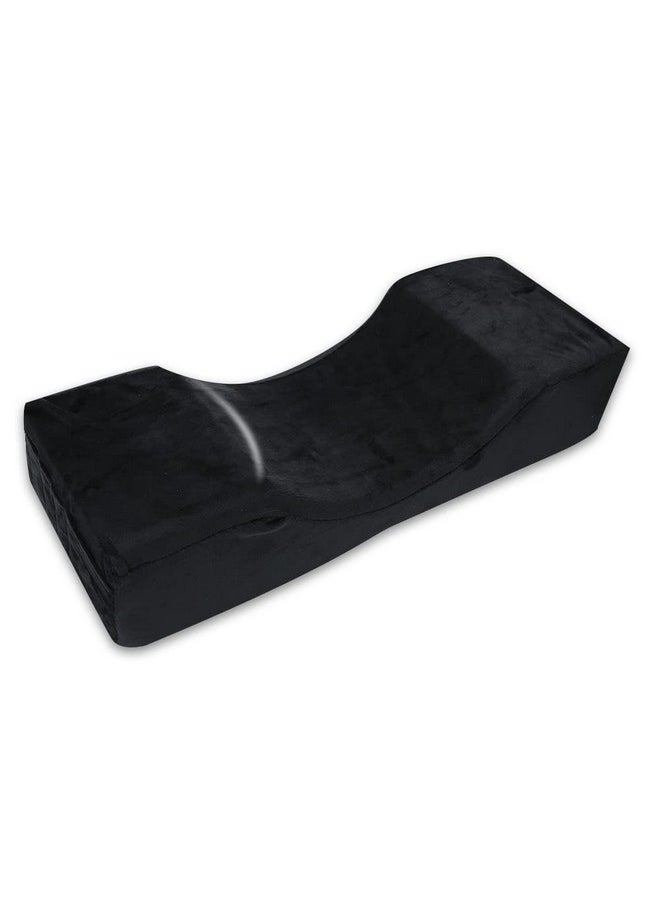 Beauty Salon Pillow,U Shaped Elastic Eyelashes Extension Pillow Extension Neck Pillow For Lash Extension(Black Flocking)