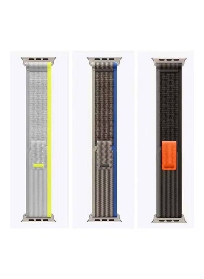 3 Pack for  Trail Bands 49mm 45mm 44mm 42mm Nylon Braided Sport Bands for 8/7/SE/6/5/4/3/2/1