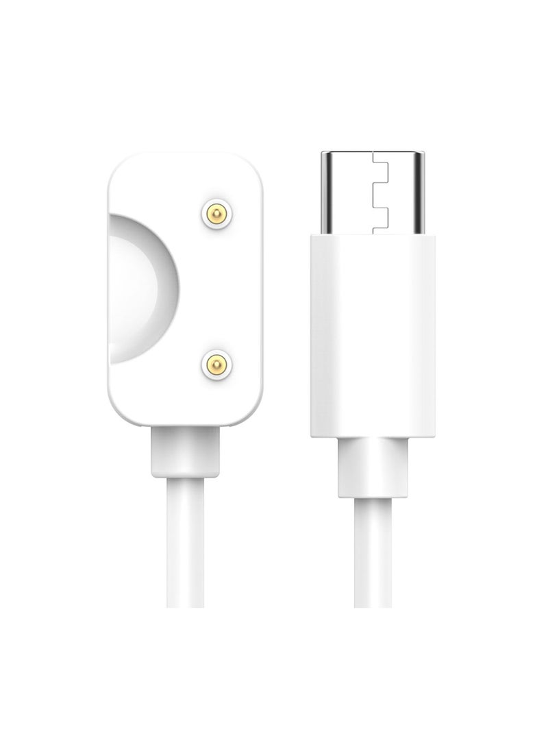 Charging Cable for Galaxy Fit 3 Watch Replacement Charger (Type-C) Magnetic Replacement Charging Cable Dock for Galaxy Fit3 SM-R390 Smartwatch 3.3FT/100cm Charging Cord (White)