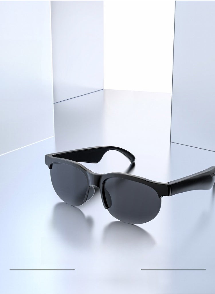 Smart Bluetooth glasses can be used as headphones to answer calls and listen to music. They can also be used as sunglasses for sun protection. They are suitable for outdoor sports, running, fishing,