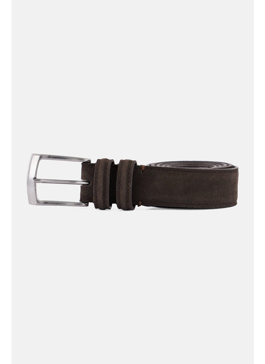 Men Leather Belt, Brown
