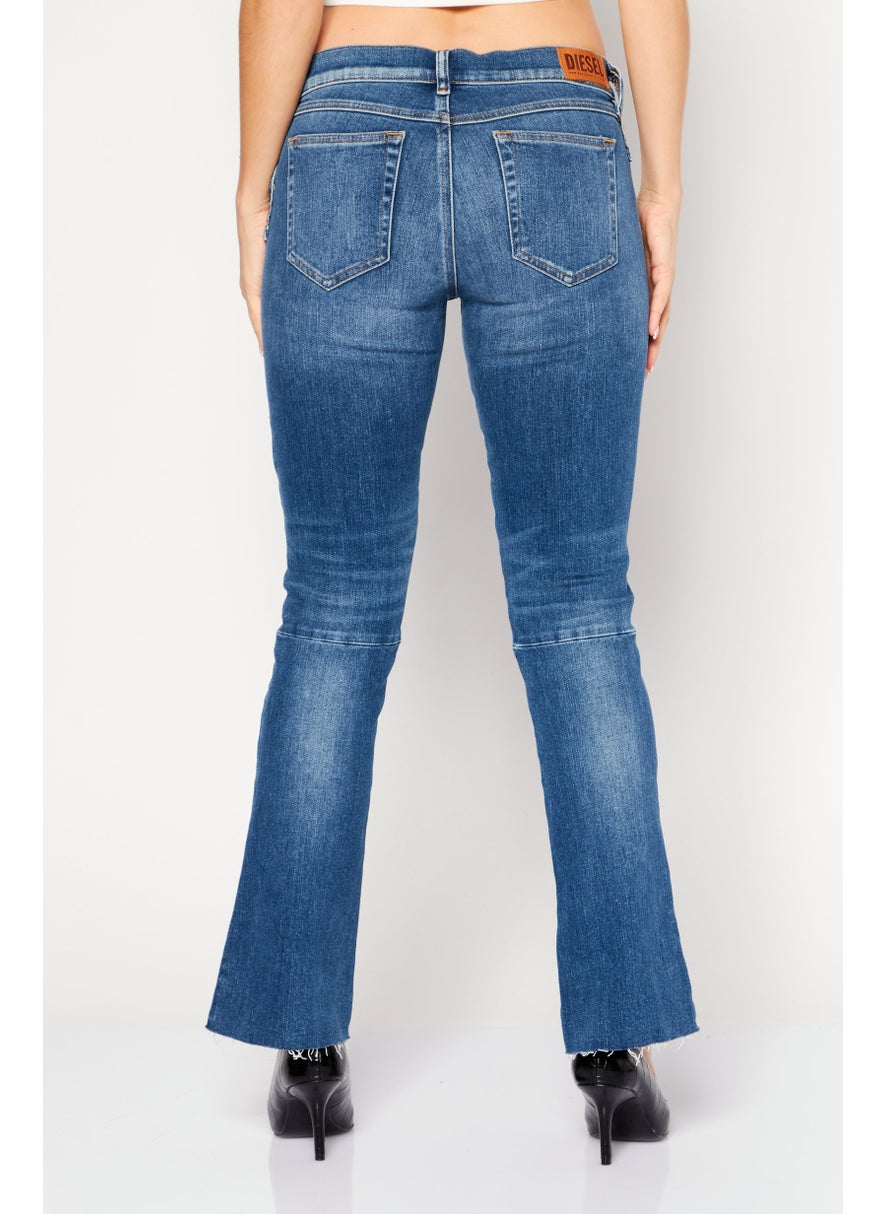Women Super Skinny Fit Wash Non-Stretchable Denim, Blue