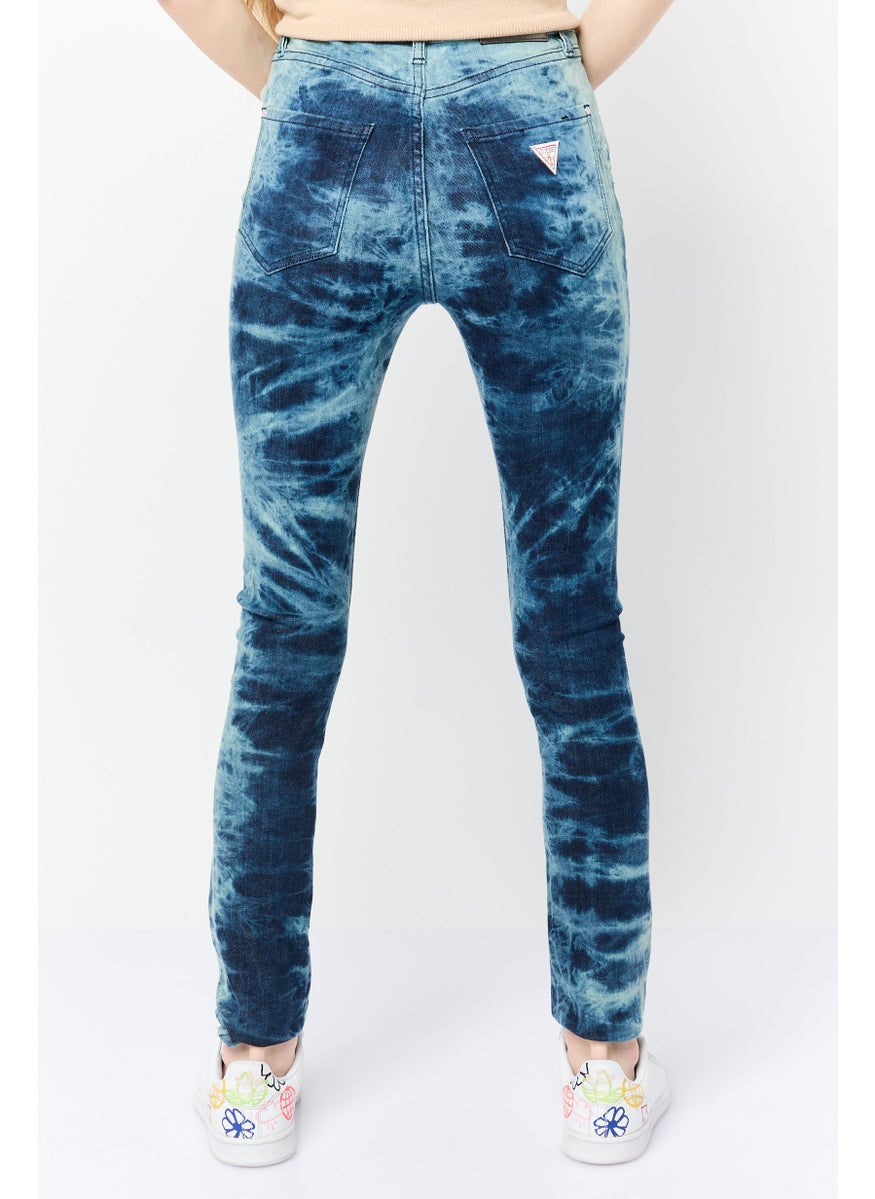 Women Ultimate Skinny Fit Wash Stretchable Denim, Blue