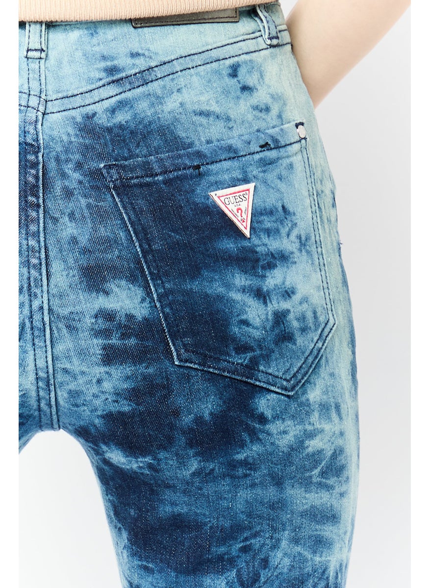 Women Ultimate Skinny Fit Wash Stretchable Denim, Blue