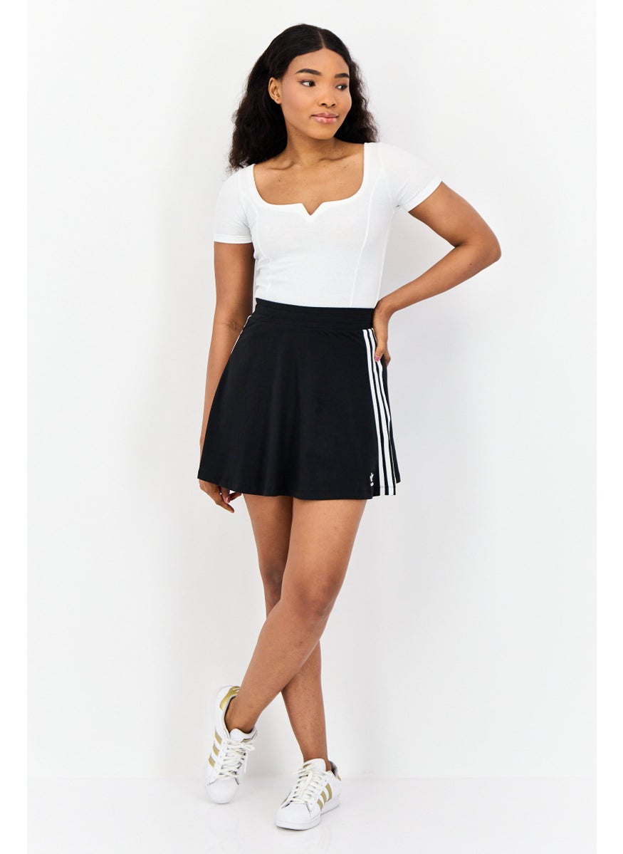 Women Sportswear Fit Tennis Skirt, Black
