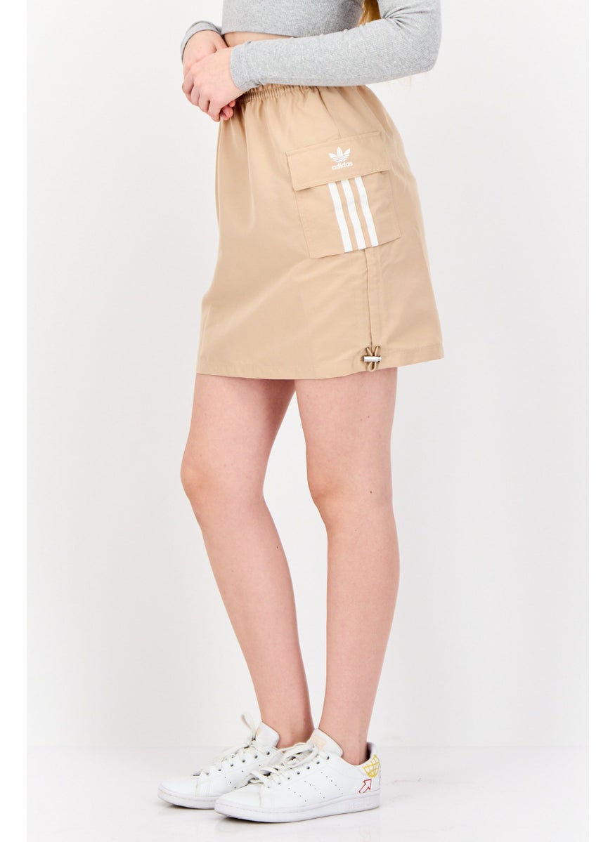 Women Sportswear Fit Outdoor Cargo Skirt, Tan