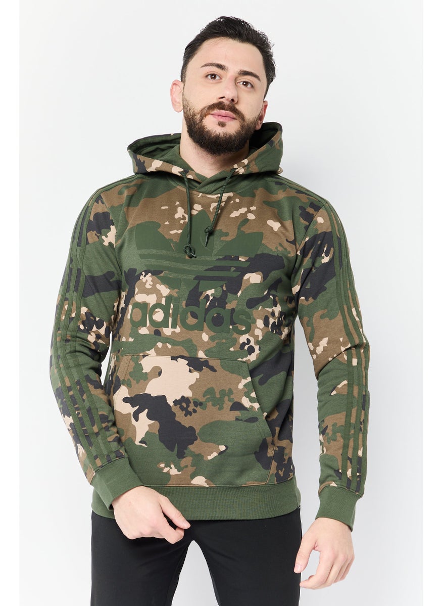 Men Sportswear Fit Long Sleeves Outdoor Sweatshirt, Multicolor
