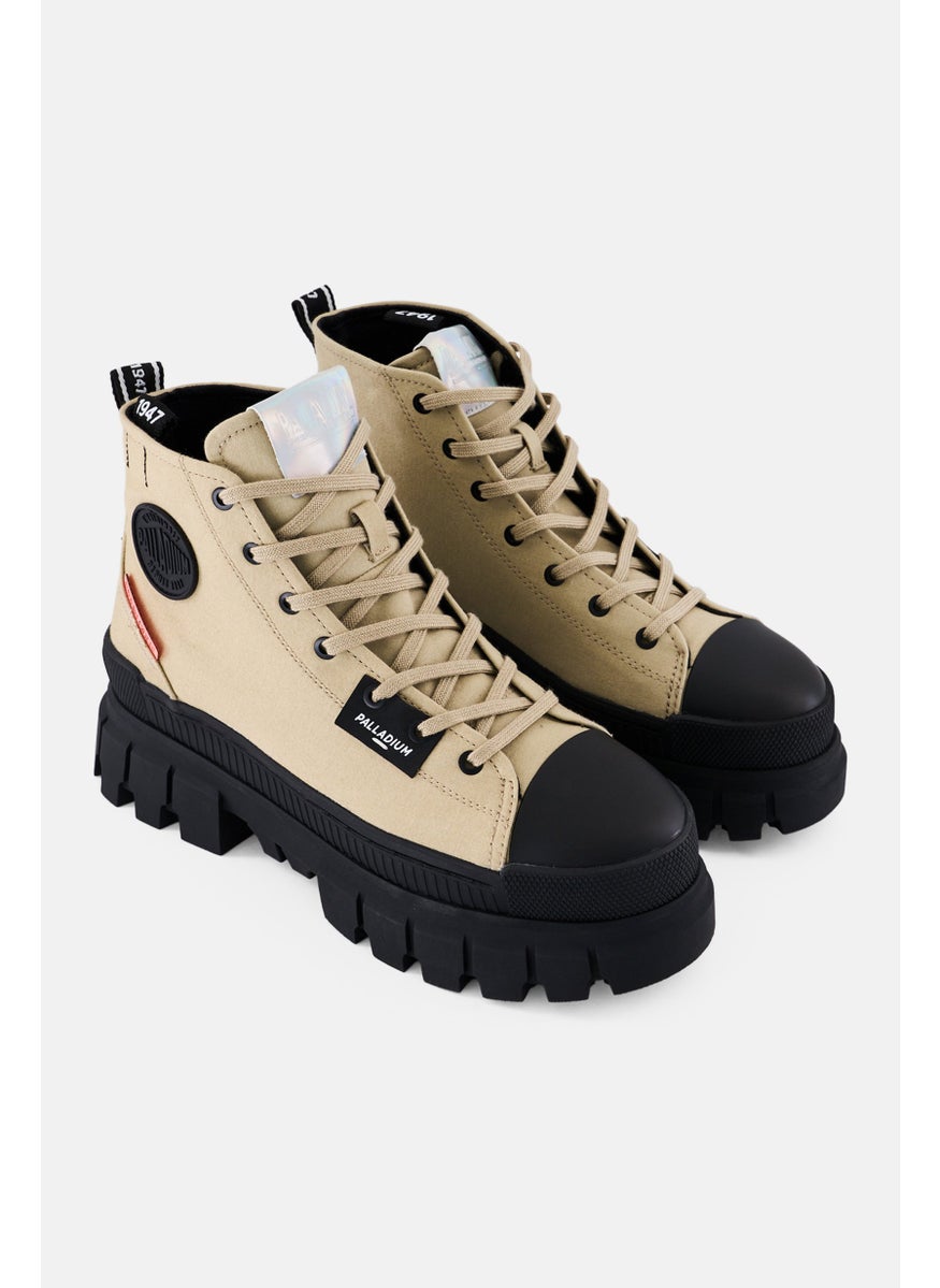 Women Revolt Hi Tx Lace Up Ankle Boots, Khaki