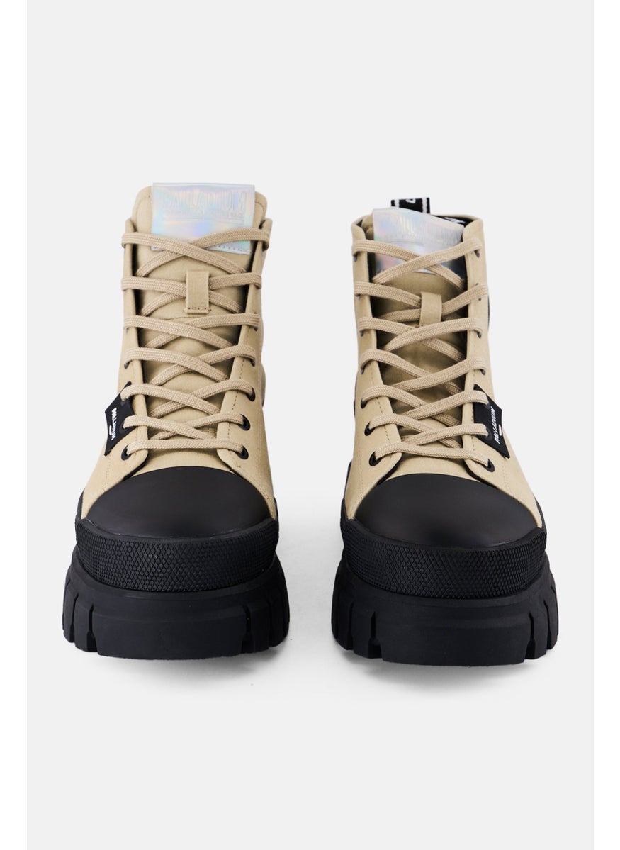 Women Revolt Hi Tx Lace Up Ankle Boots, Khaki