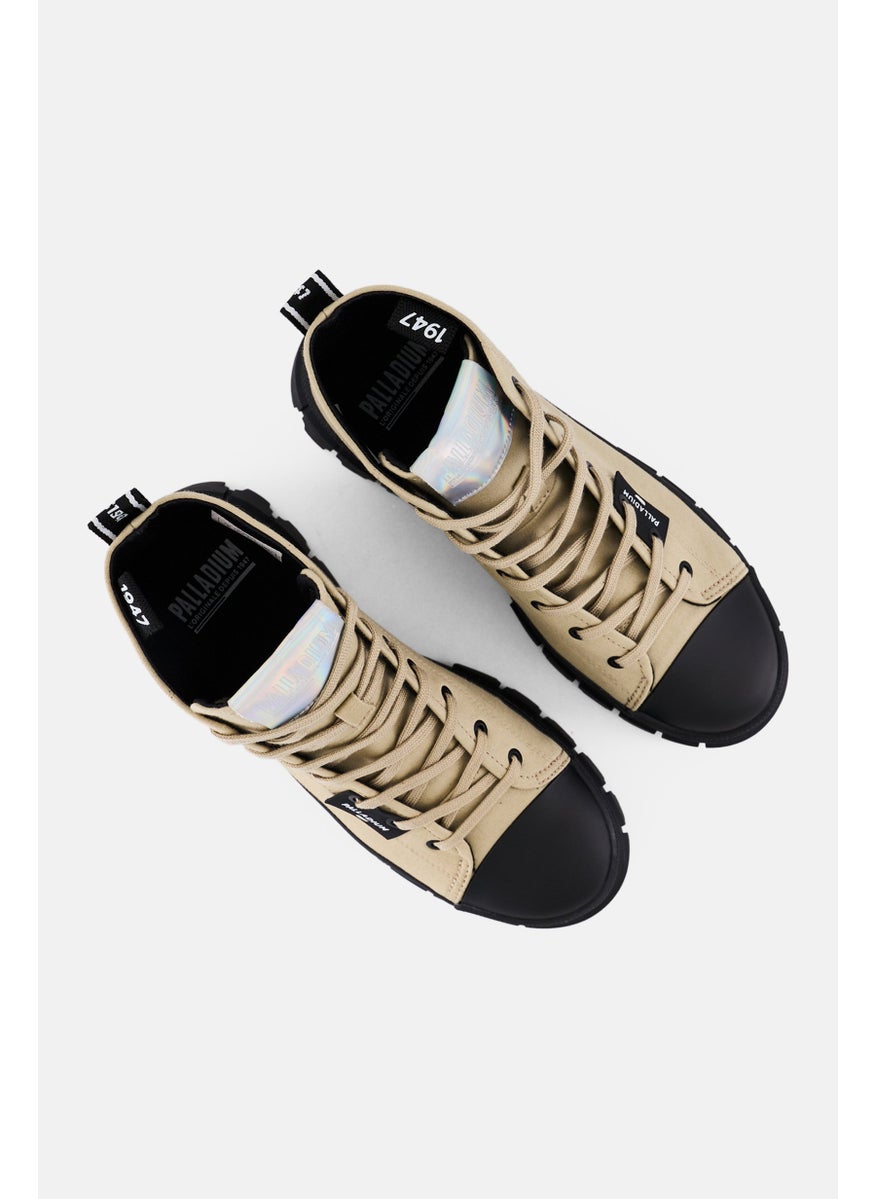 Women Revolt Hi Tx Lace Up Ankle Boots, Khaki