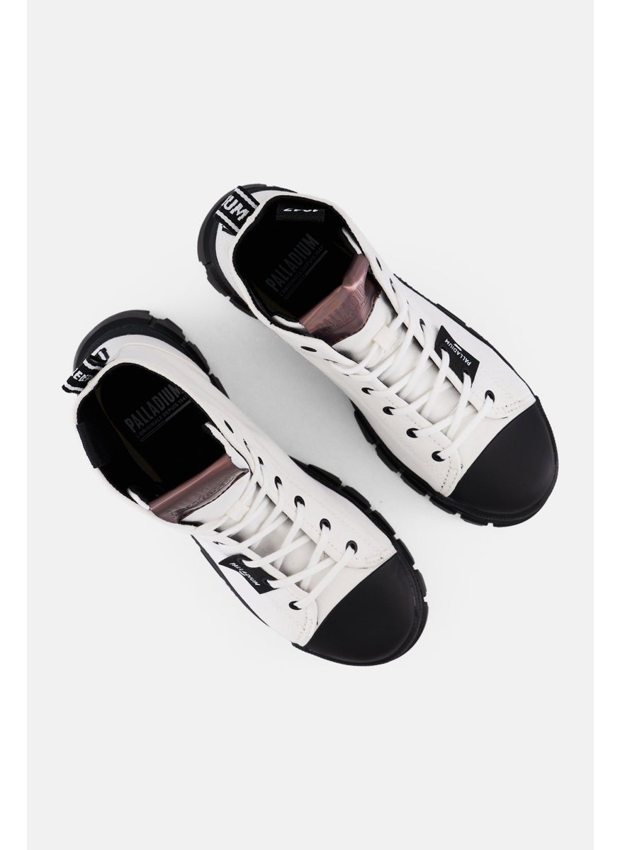 Women Revolt Hi Tx Lace Up Ankle Boots, White