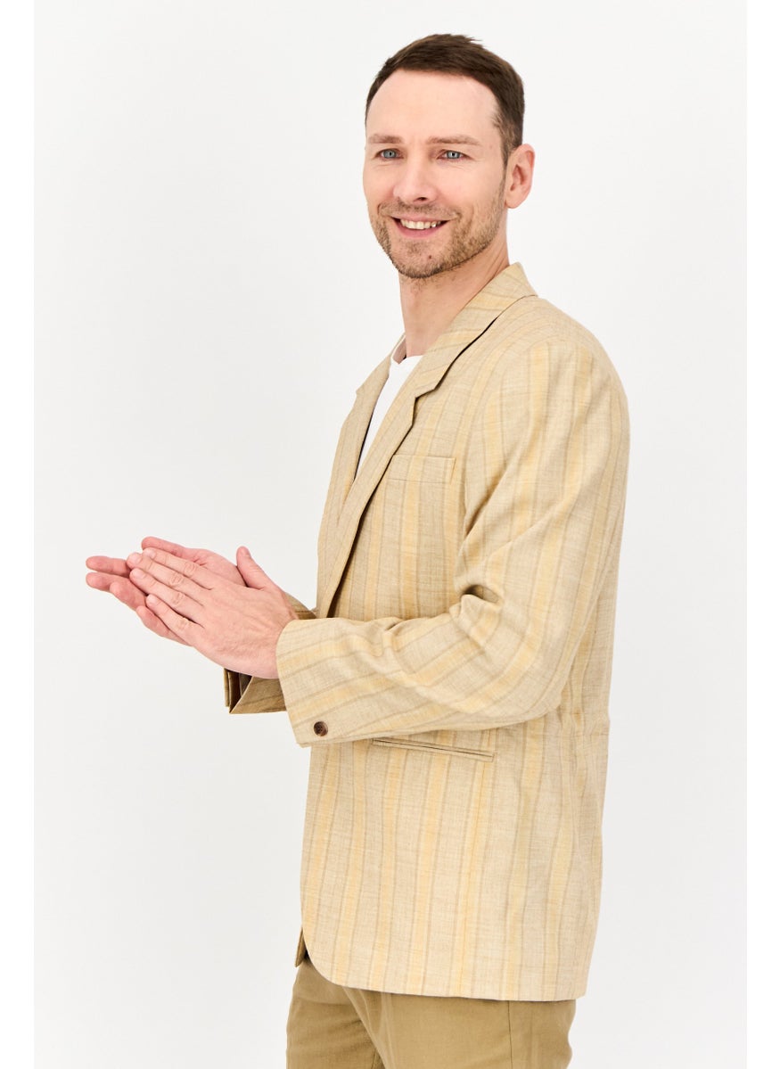 Men Regular Fit Plain Suit Jacket, Multicolor