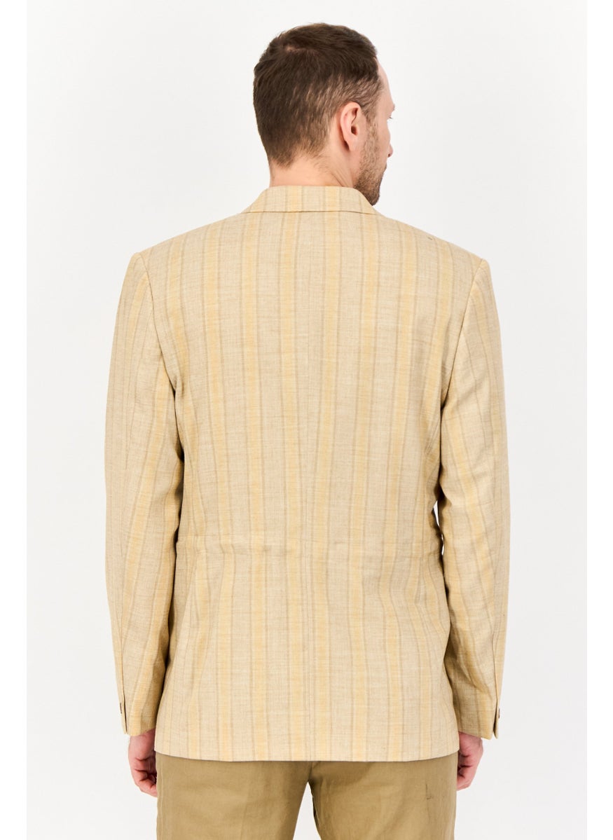 Men Regular Fit Plain Suit Jacket, Multicolor