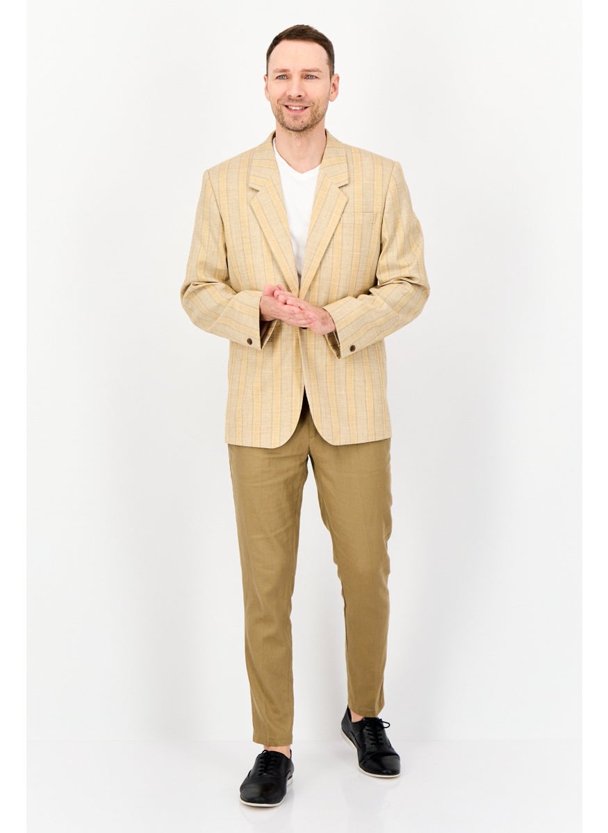 Men Regular Fit Plain Suit Jacket, Multicolor
