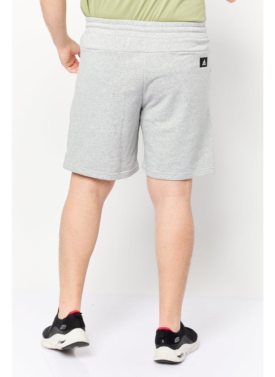 Men Sportswear Fit Training Shorts, Heather Grey
