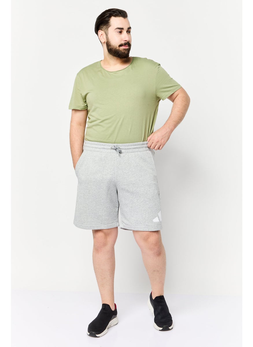 Men Sportswear Fit Training Shorts, Heather Grey