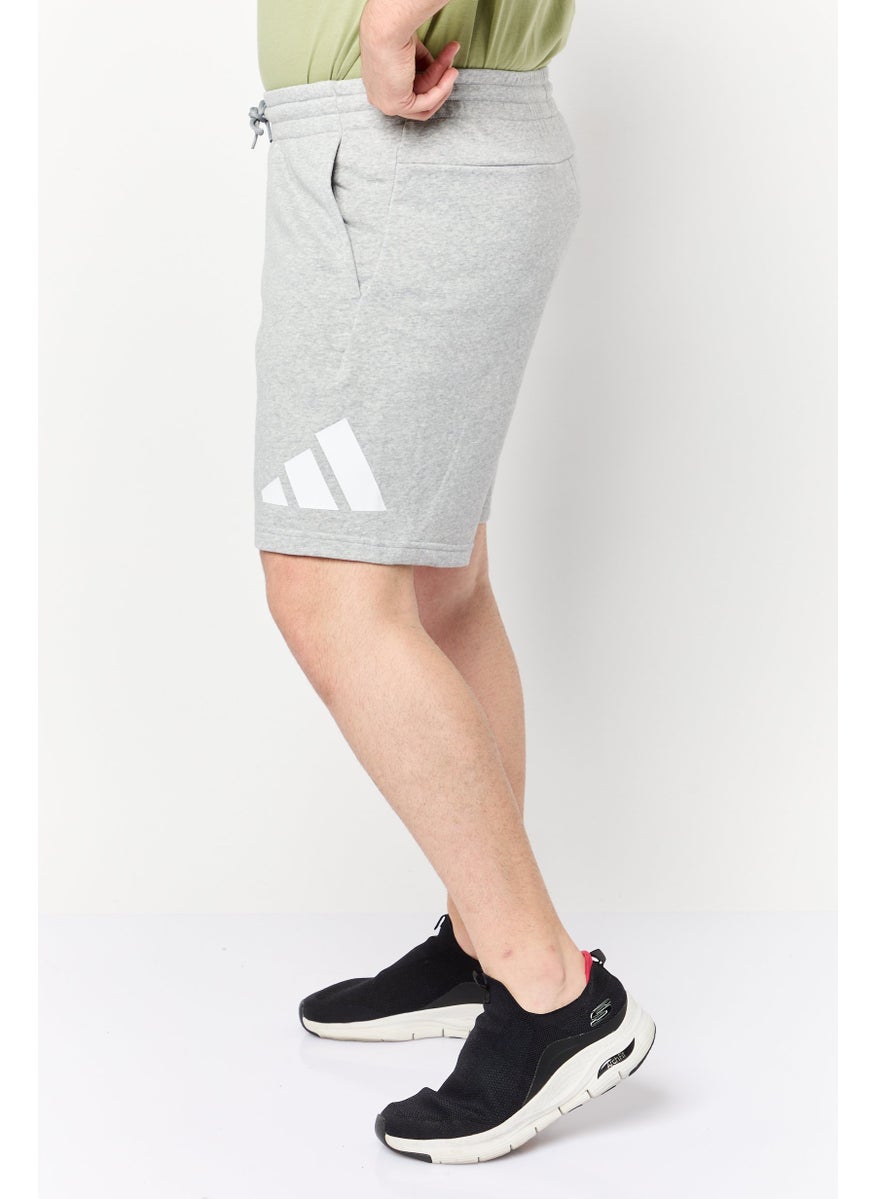 Men Sportswear Fit Training Shorts, Heather Grey