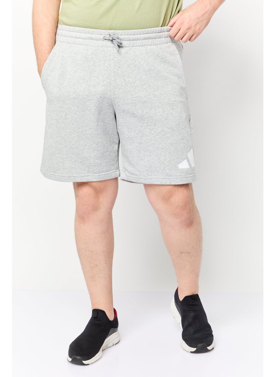 Men Sportswear Fit Training Shorts, Heather Grey