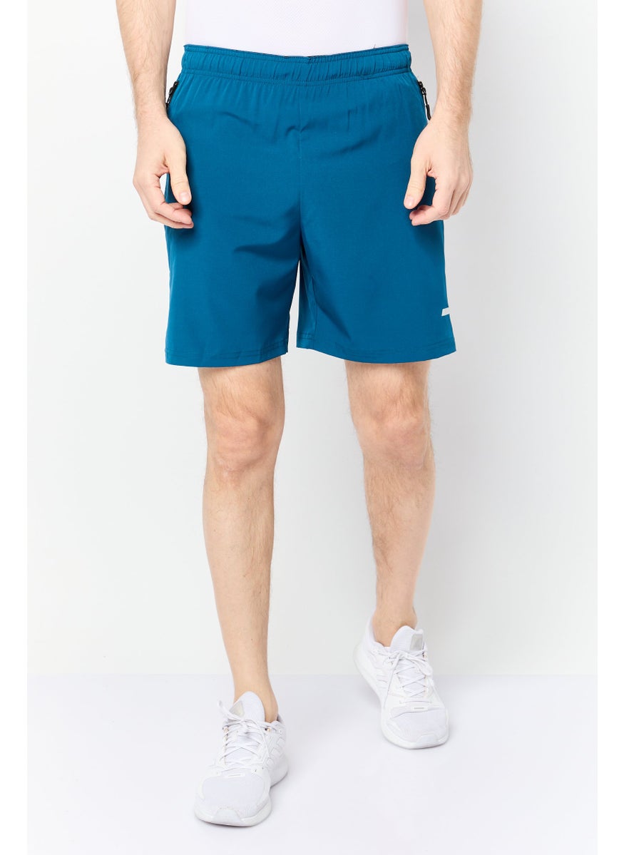 Men Sportswear Fit 7 Inseam Training Shorts, Iron Blue