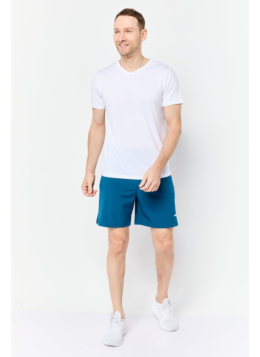 Men Sportswear Fit 7 Inseam Training Shorts, Iron Blue