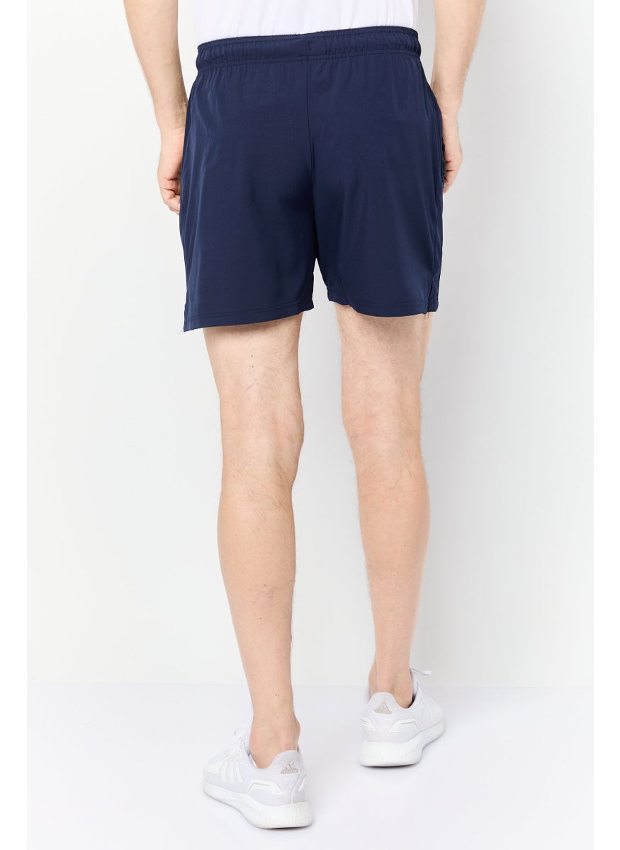 Men 5 Inseam Sportswear Fit Training Short, Navy Blue