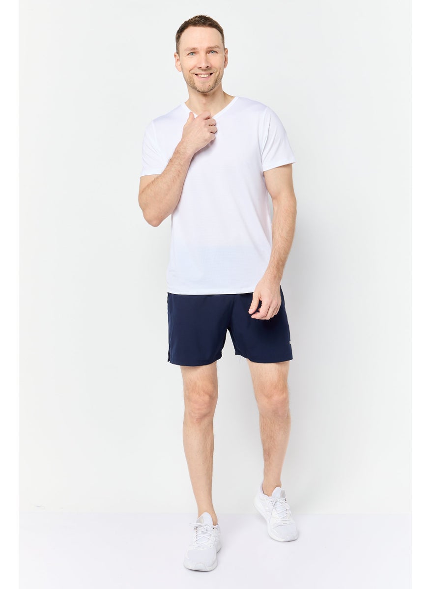 Men 5 Inseam Sportswear Fit Training Short, Navy Blue