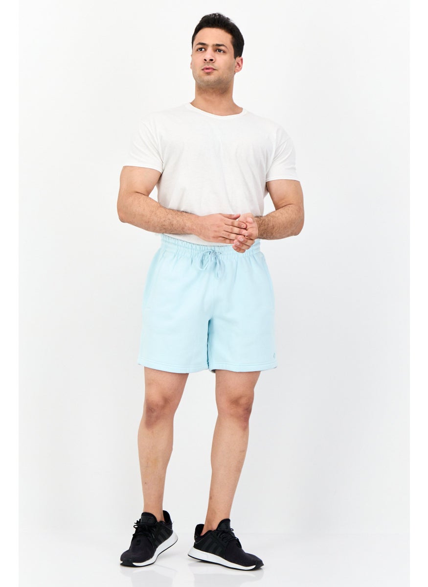 Men Sportswear Fit Outdoor Shorts, Light Blue