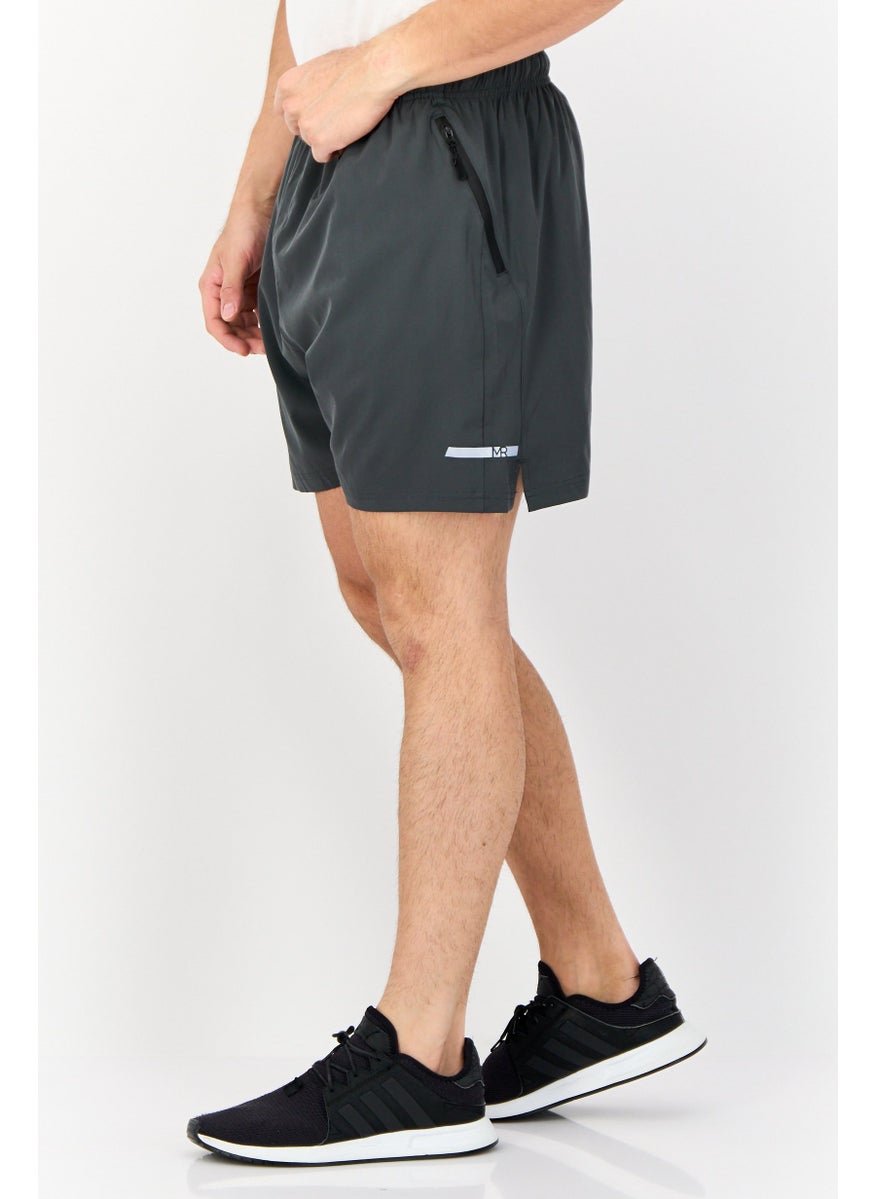Men 5 Inseam Sportswear Fit Training Shorts, Graphite Grey