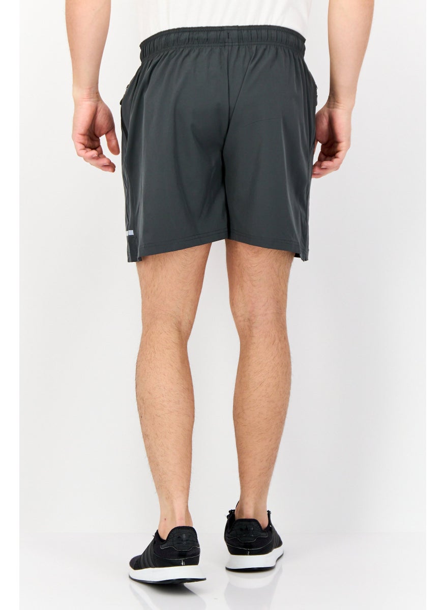 Men 5 Inseam Sportswear Fit Training Shorts, Graphite Grey