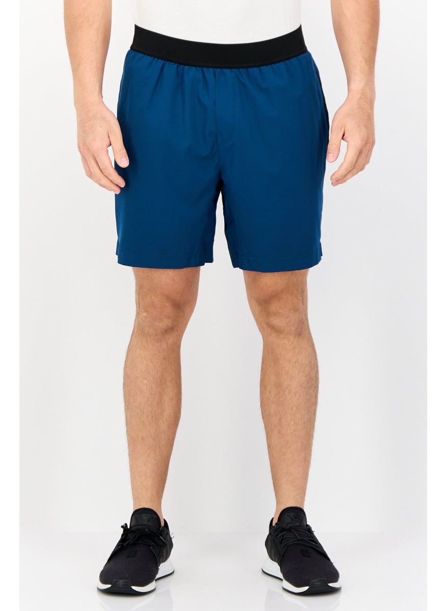 Men Sportswear Fit 7 Inseam Training Shorts, Iron Blue