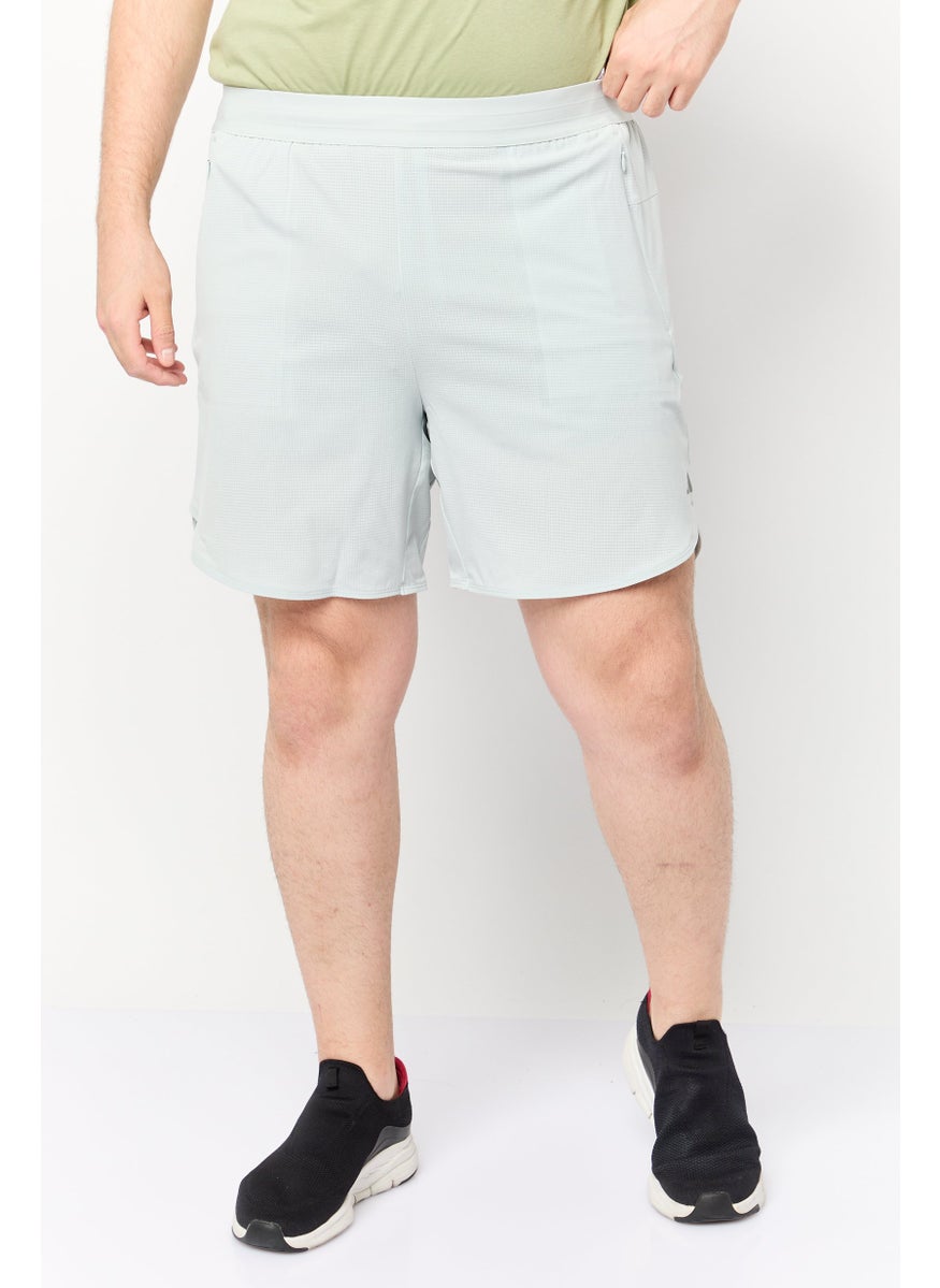 Men Sportswear Fit 7 Inseam Training Shorts, Light Grey