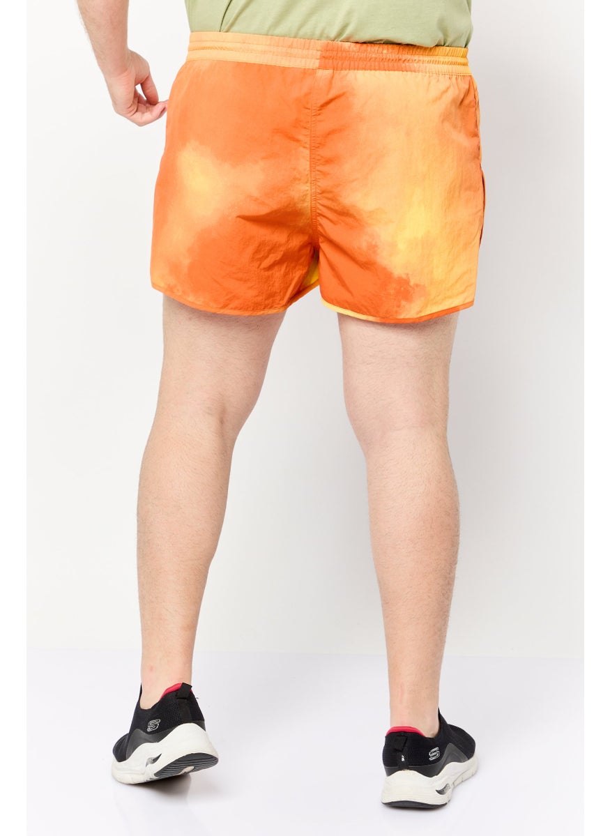 Men Sportswear Fit Training Shorts, Orange
