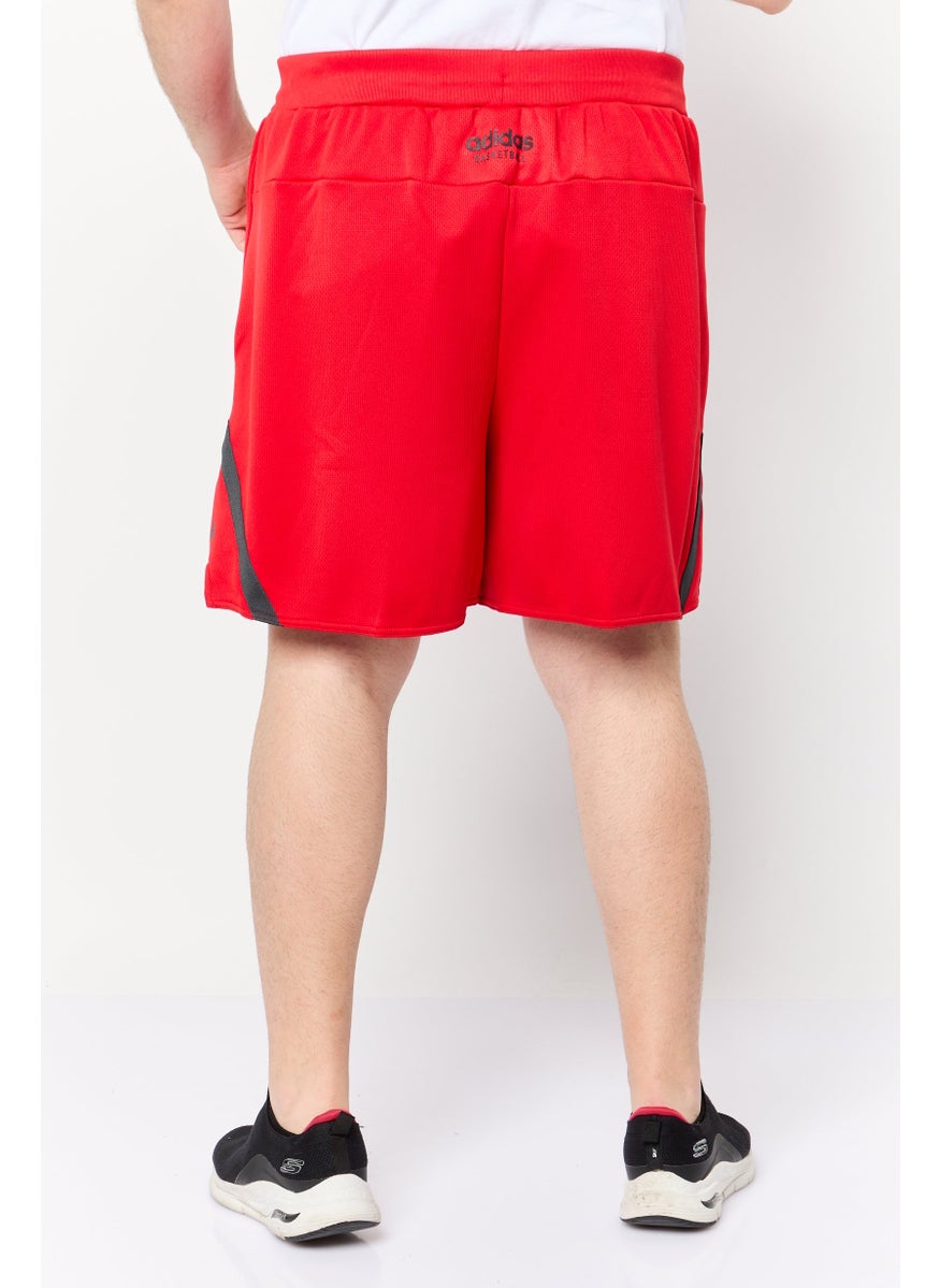 Men Sportswear Fit 7 Inseam Outdoor Shorts, Red