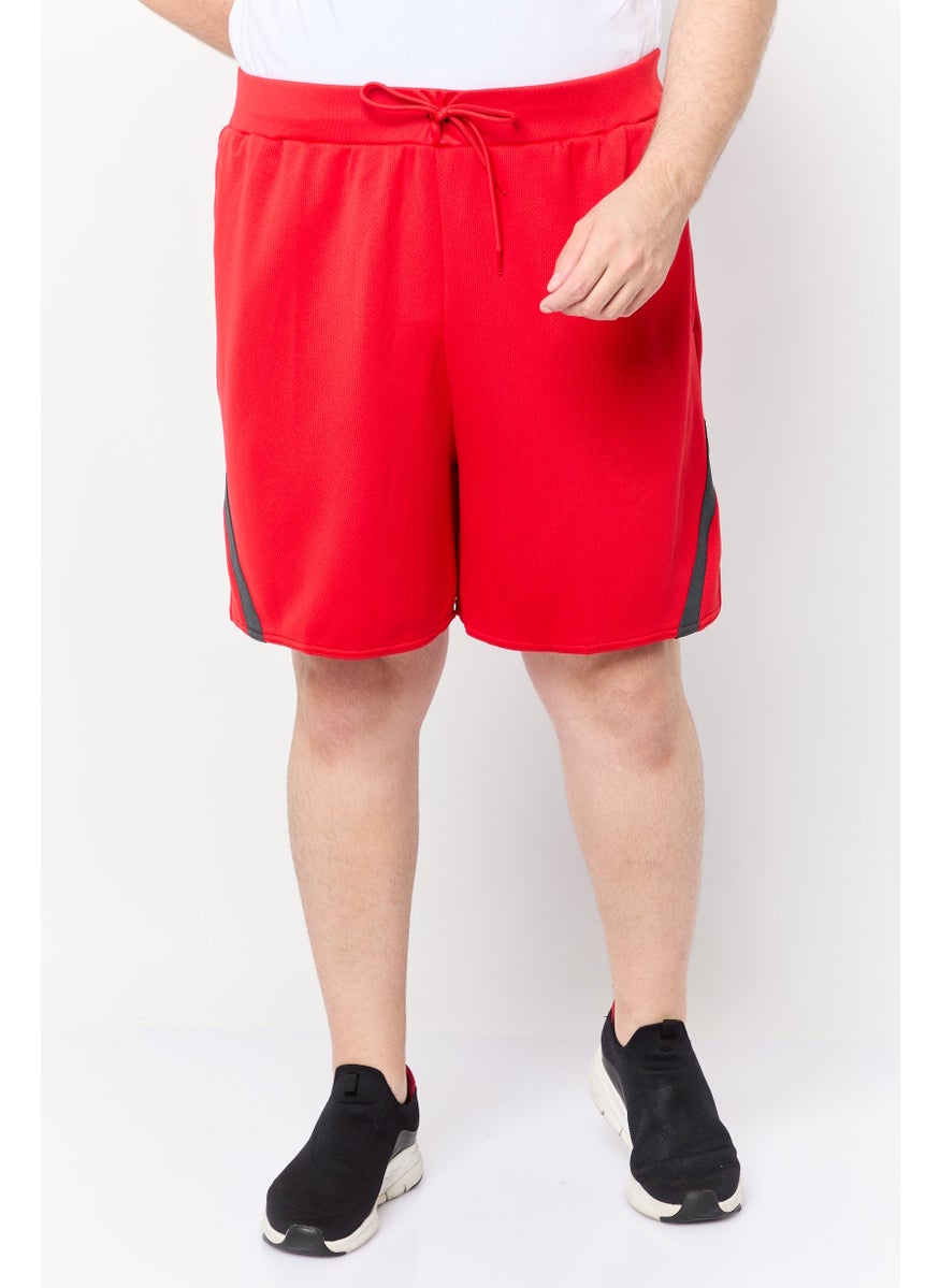 Men Sportswear Fit 7 Inseam Outdoor Shorts, Red