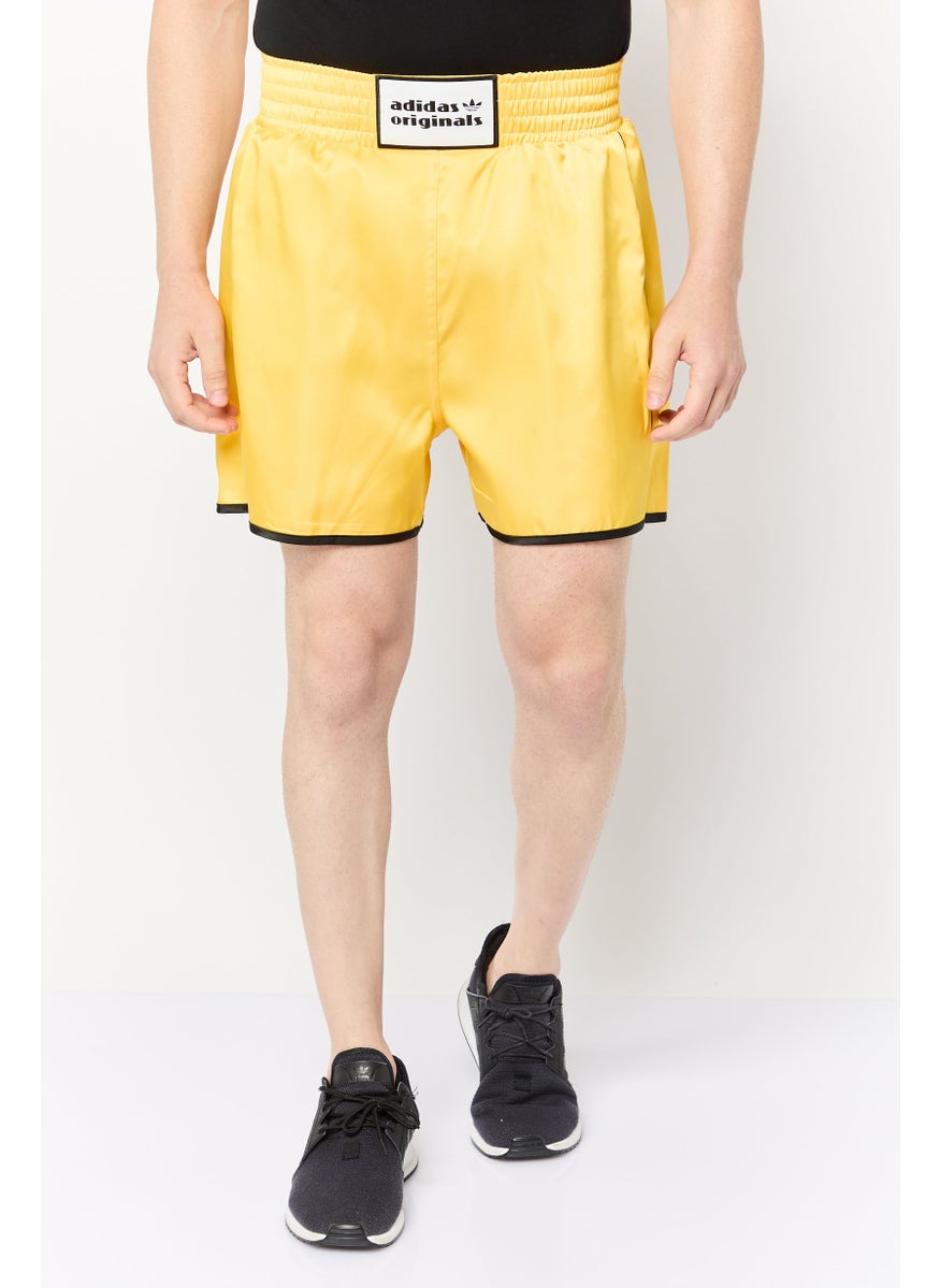 Men Sportswear Fit Boxing Shorts, Gold