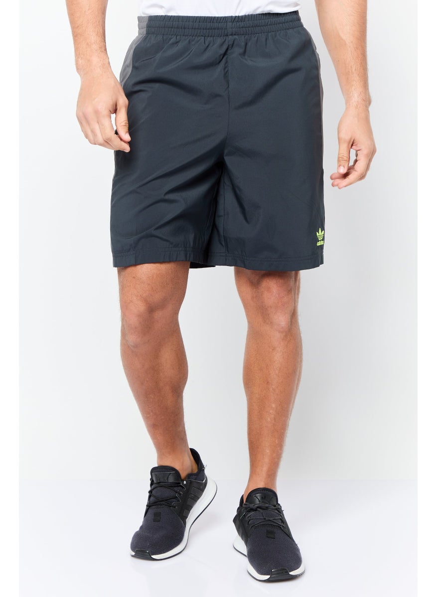 Men Sportswear Fit Training Shorts, Charcoal